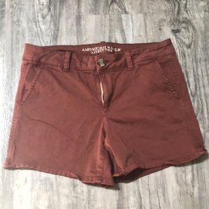 American Eagle Rust Color Shorts